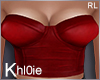 K red sexy top RL M