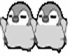 Animated Penguin Couple