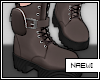 Combat boots brown