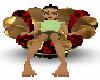 {BA69} Rose cuddle chair