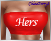 Hers Tube Top Red