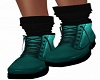 Isabel Ankle Boots-Teal