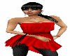 DRAPED RED