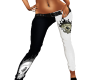 black n white jeans