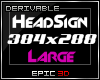 [3D]Dev*HeadSign Large|F