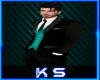 [KS] Turquoise Vest Suit