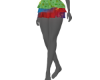 st patty rainbow skirt