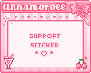 80k support sticker