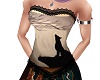 cream wolf corset