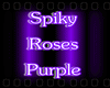 lYl Spiky Roses Purple