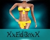 #E#Seaside Bikini Yellow