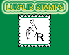 Sign Language R Stamp
