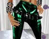 Lia Green Latex Trousers