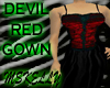 Devil Red Gown