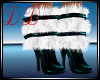 White Fur Boots Cyan V2