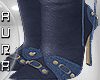 Sexy blue jean boots