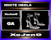 WHITE HEELS