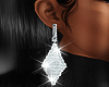 Mesh Earrings Iced Out