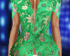 !Mia Green Floral Suit