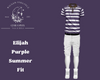 Elijah Purple Summer Fit