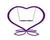 purple kissing swing