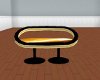 Black n Gold Orbit Couch
