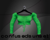 CS Green Crop Sweater