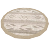 round boho high low rug