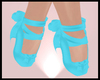 Kid Blue Ballerina Shoes