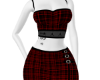 Red Plaid Cami Outfit