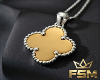 Glod Vclef Necklace
