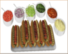 Hotdogs With Toppings