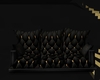 Black Gold Cuddle Couch