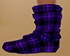 Purple Socks Plaid (F)