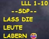SDP-LASS DIE LEUTE LABER