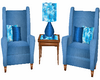 Blue Coffee Chairs