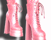 Pink Fall Boots