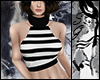 SG Black White Striped