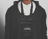 ♗ Cut neck hoodie