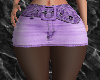 Purple Denim Skirt RLL
