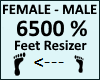 Feet Scaler 6500%