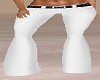 WHITE FLARE PANTS