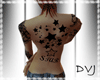 {DVJ} Back Tattoo STARS