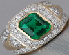 Emerald Unisex Ring 