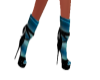 blue plaid socks