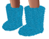 P* fur blue boots
