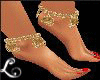 xo*Regal Gold Anklets
