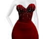 red long dress