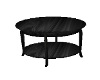 Black wooden table