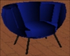 blue and black chair